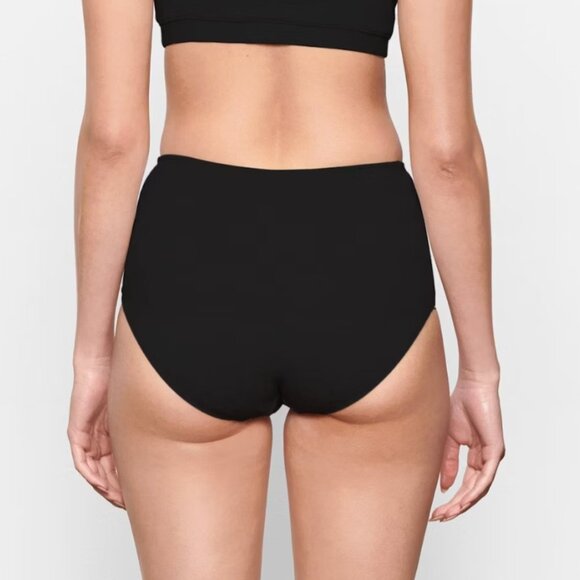NWT SKIMS Cotton Jersey Full Brief | Soot - Picture 9 of 11